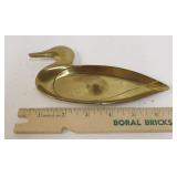 Brass Duck Man's Dresser Tray