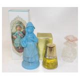 Perfume Bottle w/ Rose Stopper & Avon in Boxes