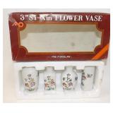 3' Si-Xin Flower Vase Set in Original Box