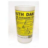 South Dakota Vintage Frosted Souvenir Glass
