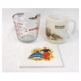Anchor Measuring Cup, Winchell's Mug, Dutch Tile