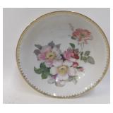 Antique German Floral Serving Bowl