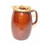 Hull Brown Drip Glaze Pitcher