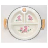 Vintage Bo Peep Divided Baby Food Warming Dish
