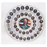 George W Bush Presidents Plate