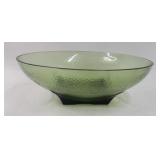 Hazel Atlas Avocado Green Square Base Bowl