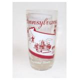 Pennsylvania Vintage State Souvenir Glass