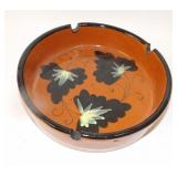 Vintage Hand-Painted Italian Pottery Ashtray