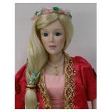 Danbury Mint 19' Rapunzel Porcelain Doll