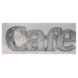 Lighted CAFE Sign