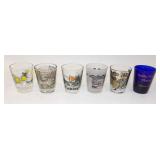 Lot of Souvenir Shot Glasses