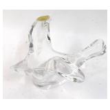 Princess House French Crystal Bird Candy Dish