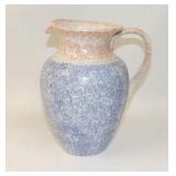 Pink Blue Sponged Pitcher Ethan Allen Italy