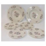 Lot of Pink & Grey Floral Aberdeen China