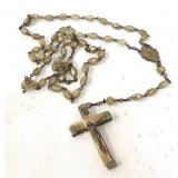 Vintage Lourdes Relic Rosary