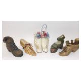 Lot of Miniature Shoe Figurines