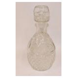 Vintage Crown Royal Glass Decanter