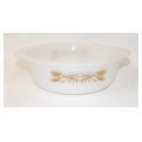 Fire King 1.5 Quart Wheat Casserole