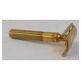Vintage Gold Gillette Safety Razor