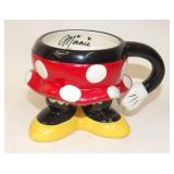 Disney Minnie Mouse Torso Feet Figural Mug
