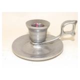 Pewtarex Pewter Finger Loop Candleholder