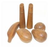 MCM Teak Wood Salt & Pepper, Fruit
