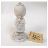 Precious Moments May Angel with Flowerpot