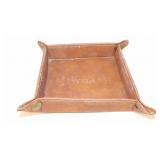Let it Be Wild Leather Snap Sides Valet Tray