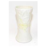Belleek Yellow Bow Flower Bud Vase