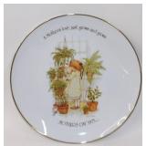 Holly Hobbie Mother's Day Plate 1975