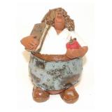 Teacher Figurine Artist Signed