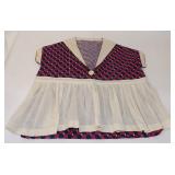 Vintage Dress Shaped Clothespin Holder