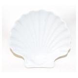 Dansk Seashell White Clam Trinket Soap Dish