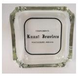 Knust Jewelers Huntingburg Indiana Adv Ashtray