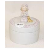 Holly Hobbie Praying Girl Trinket Jewelry Box