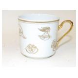 Luney Tunes Gold Gilded Images Coffee Tea Cup