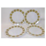 4 Melmac Mallo-Belle Sunrise Dinner Plates