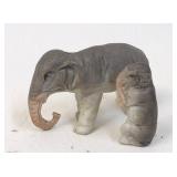 Miniature Porcelain Elephant & Calf