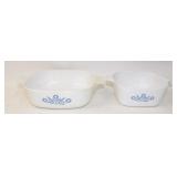 Corning Ware Cornflower Casseroles 22oz & 1 Qt