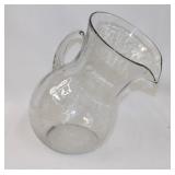 12.5' Clear Glass Slope Top Pitcher