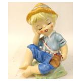 Little Boy Blue Porcelain Figurine