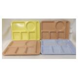4 Arrowhead Cafeteria Trays