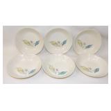 6 Mid Century Salem Biscayne Dessert Bowls