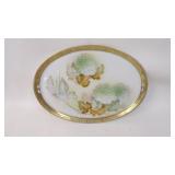 R S Prussia Hydrangea Oblong Serving Tray