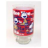 Charlie Brown Snoopy Peanuts 1965 Glass