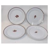 4 Ironstone Tea Leaf 9' Plates