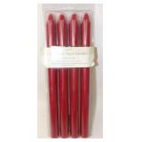 Luma Crimson Red Taper Candles