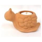 PartyLite Terra Cotta Snail Candleholder
