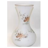 Norleans Frosted Satin Autumn Leaves Vase