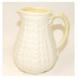 Belleek Cream Pitcher Twig Handle